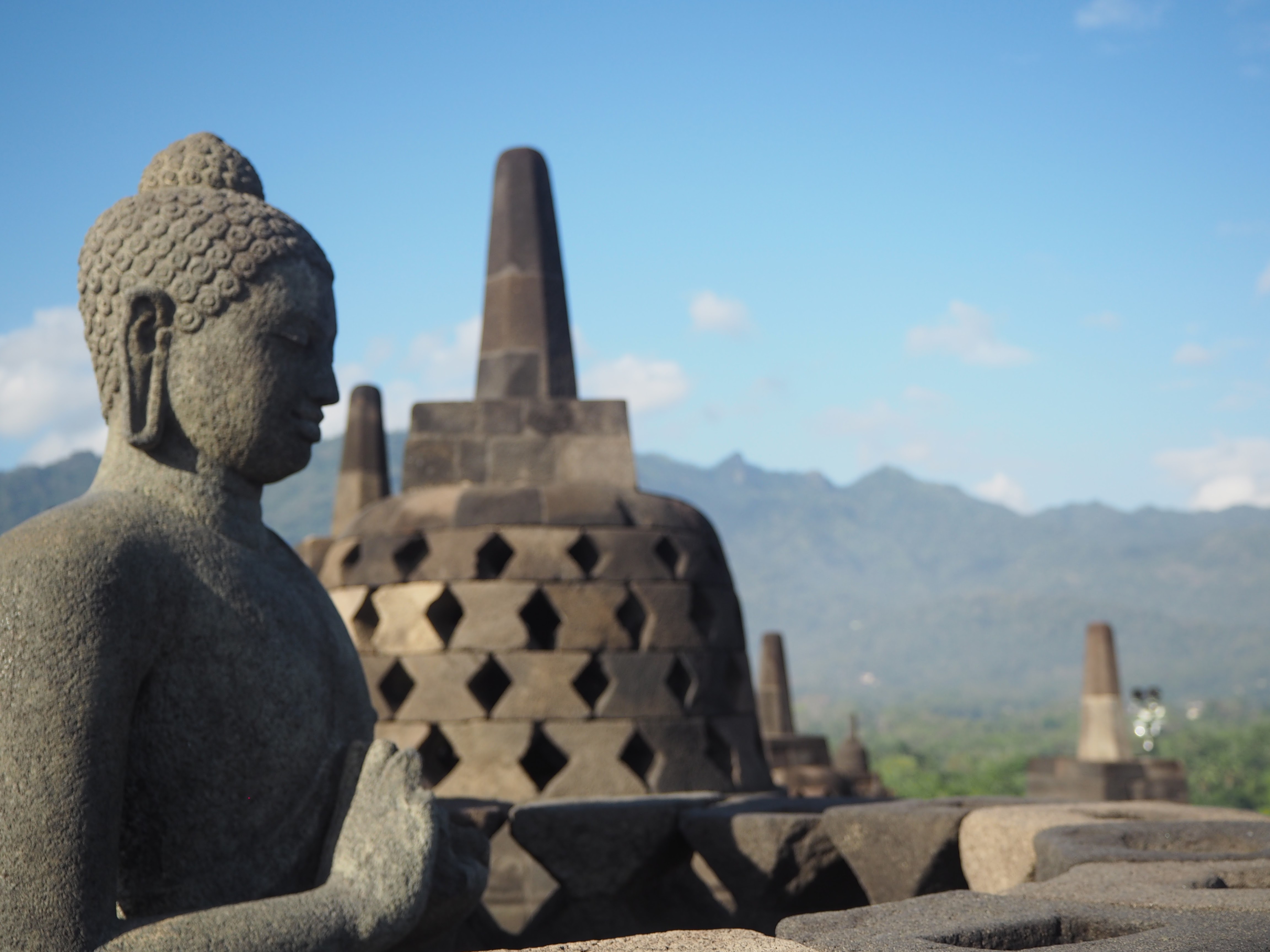 Temples De Borobudur Bouddha Temples Statues Borobudur Java