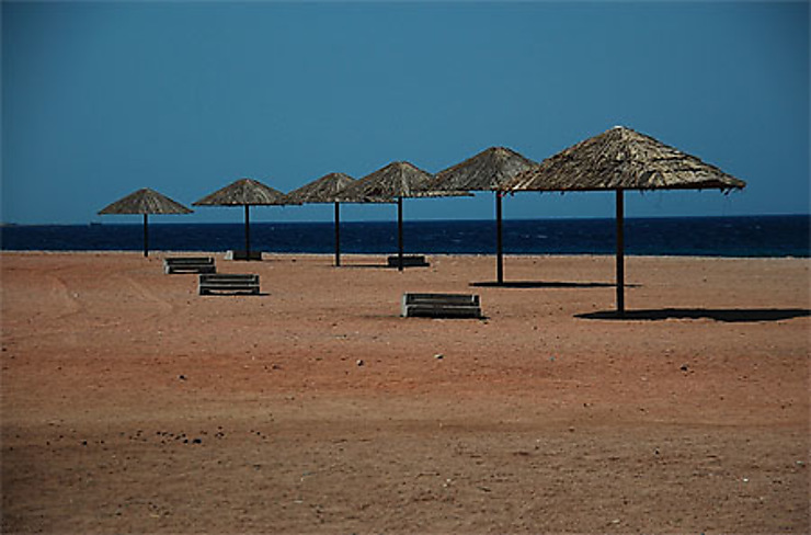 Plage Aqaba Plages Mer Aqaba Wadi Rum Et Mer Rouge Jordanie