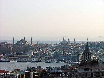 Sainte Sophie mosquée bleue tour de Galata Vieil Istanbul