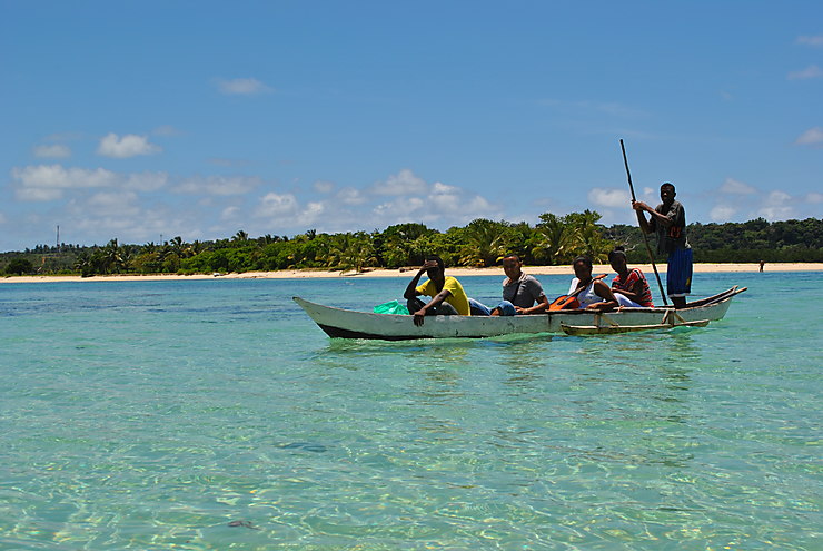 Traversée de Ste Marie à l île aux nattes Bateaux Transport Île