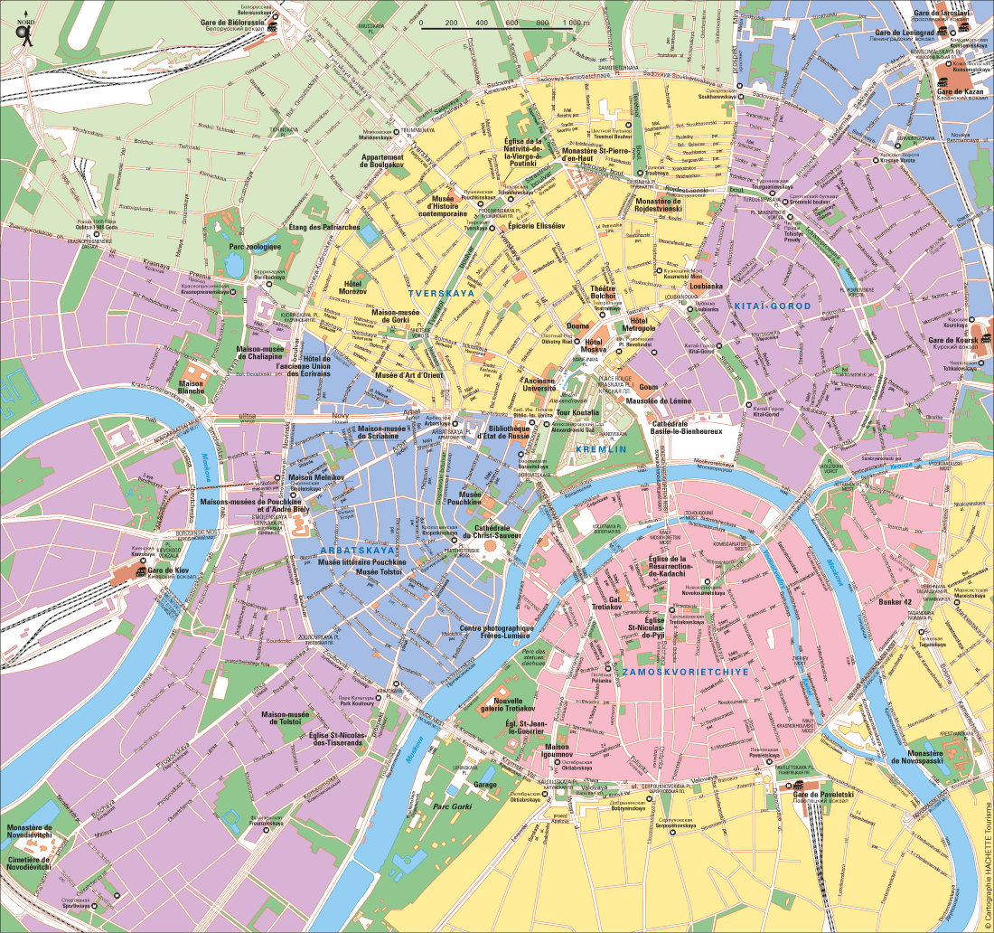 Carte Moscou - Plan Moscou