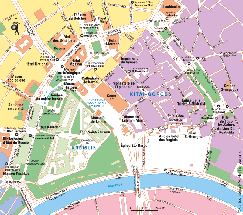 Carte Moscou Zoom - Plan Moscou Zoom