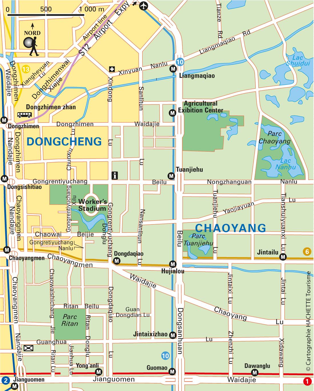 Carte Pekin Chaoyang - Plan Pekin Chaoyang