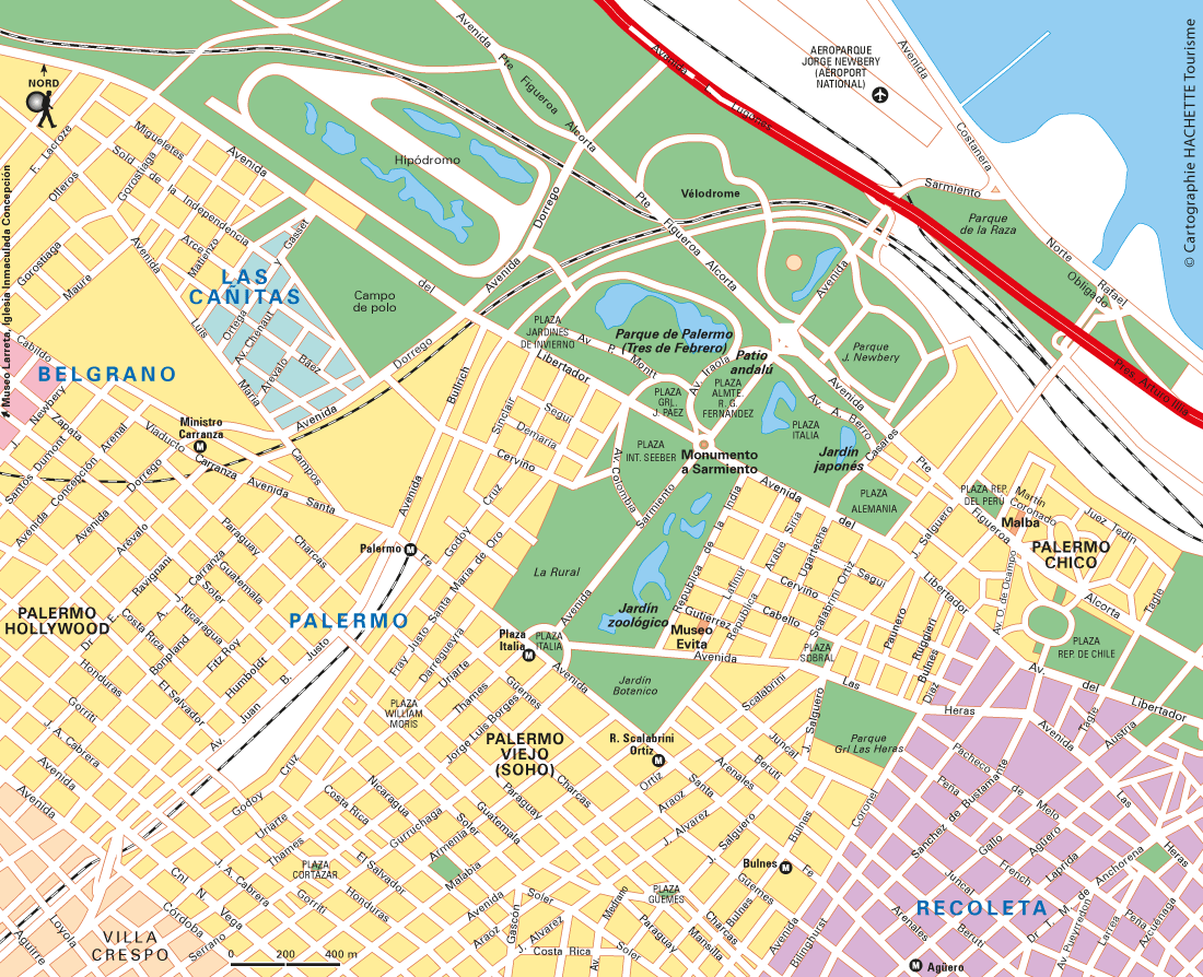 Carte Buenos Aires Palermo - Plan Buenos Aires Palermo