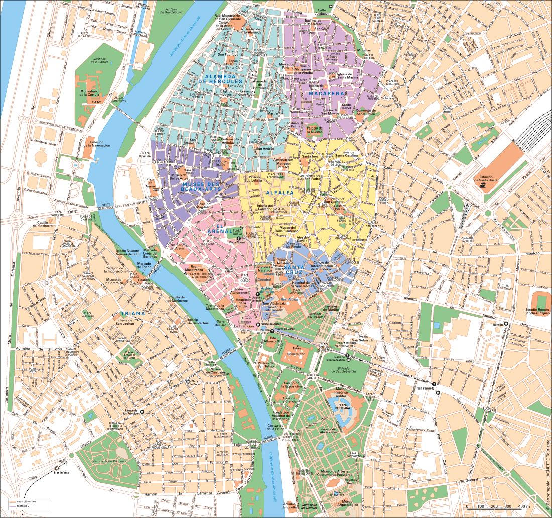 Carte Séville - Plan Séville