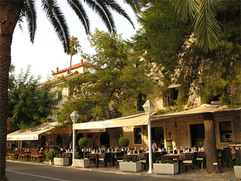 Terrasses de restaurant à Cavtat