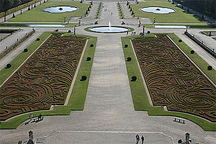 Les jardins de Le Nôtre vus de la Rotonde