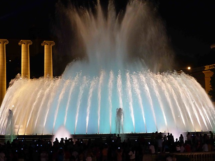 Fontaines de Montjuïc la nuit 