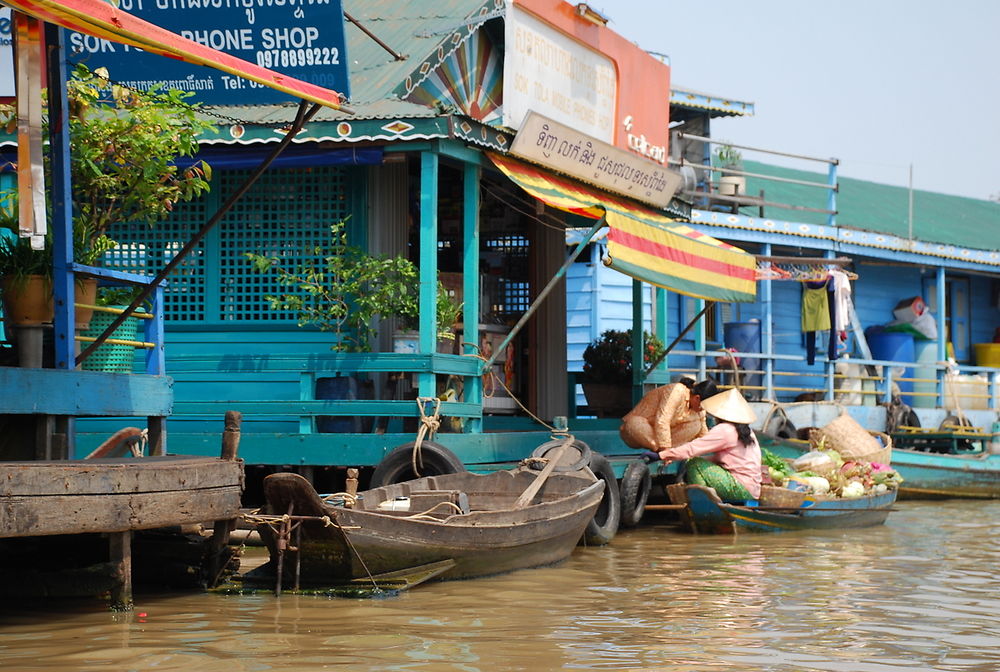 Marché flottant