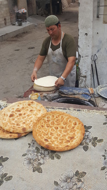 Boulanger Chinois à Xinjiang