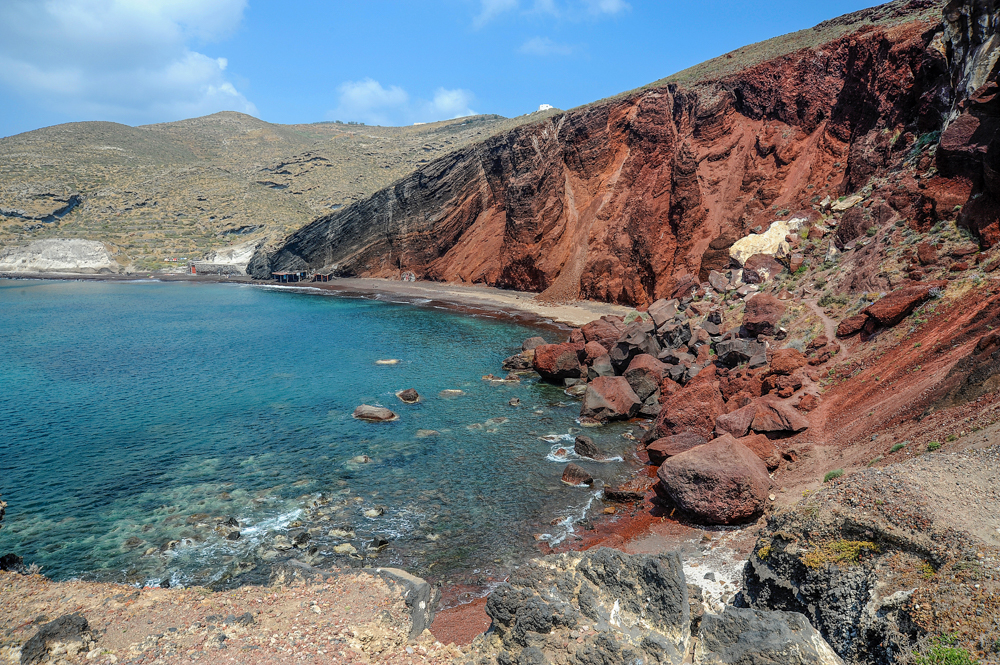 Red Beach à Santorin Red Beach à Santorin