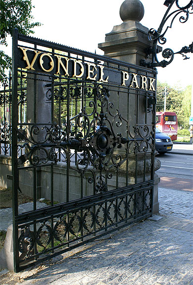 Grille du Vondel park Grille du Vondel park