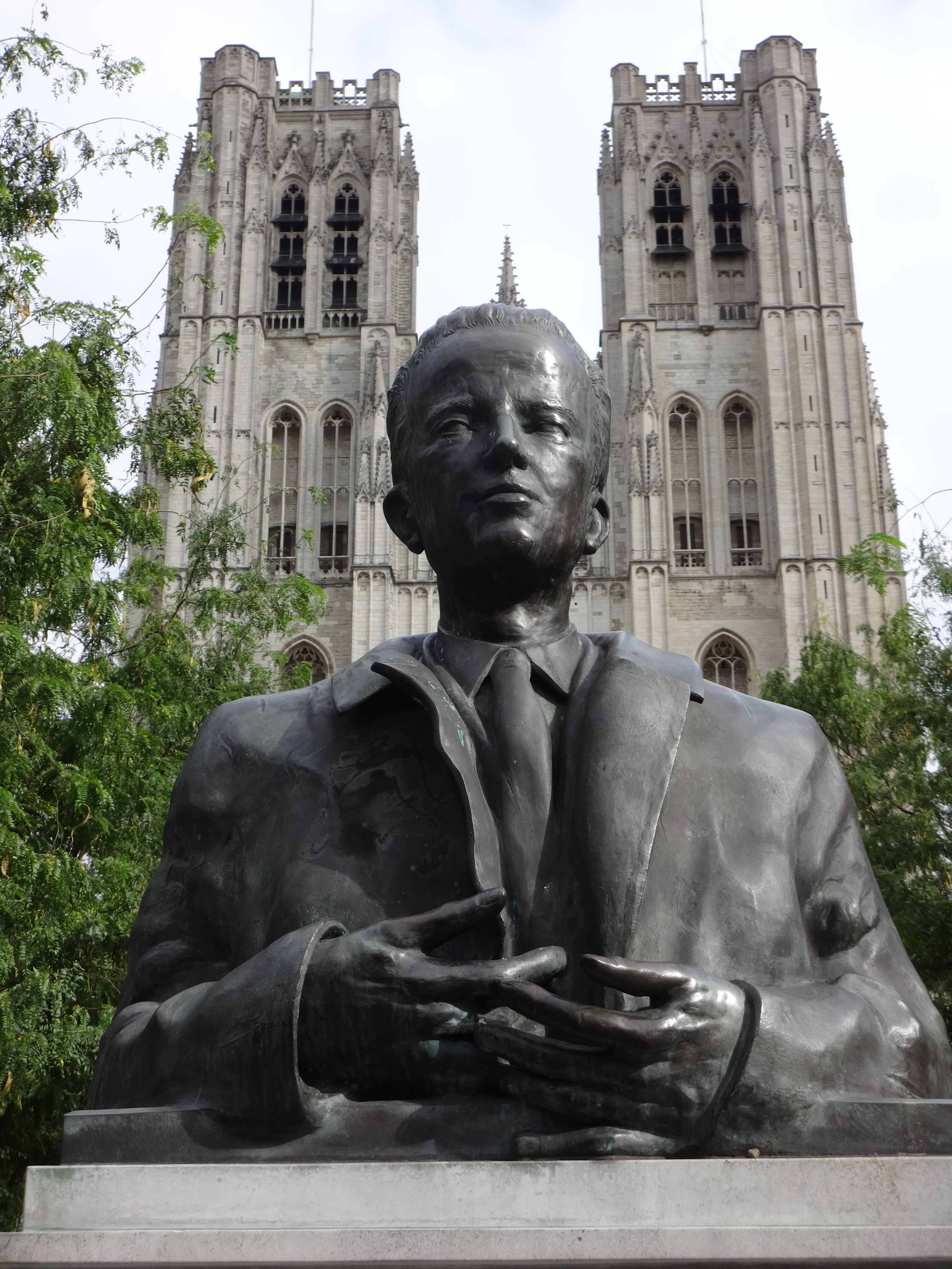 Le roi Baudoin et la Cathédrale Le roi Baudoin et la Cathédrale