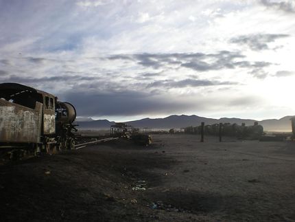 Cimetiere de trains à Uyuni