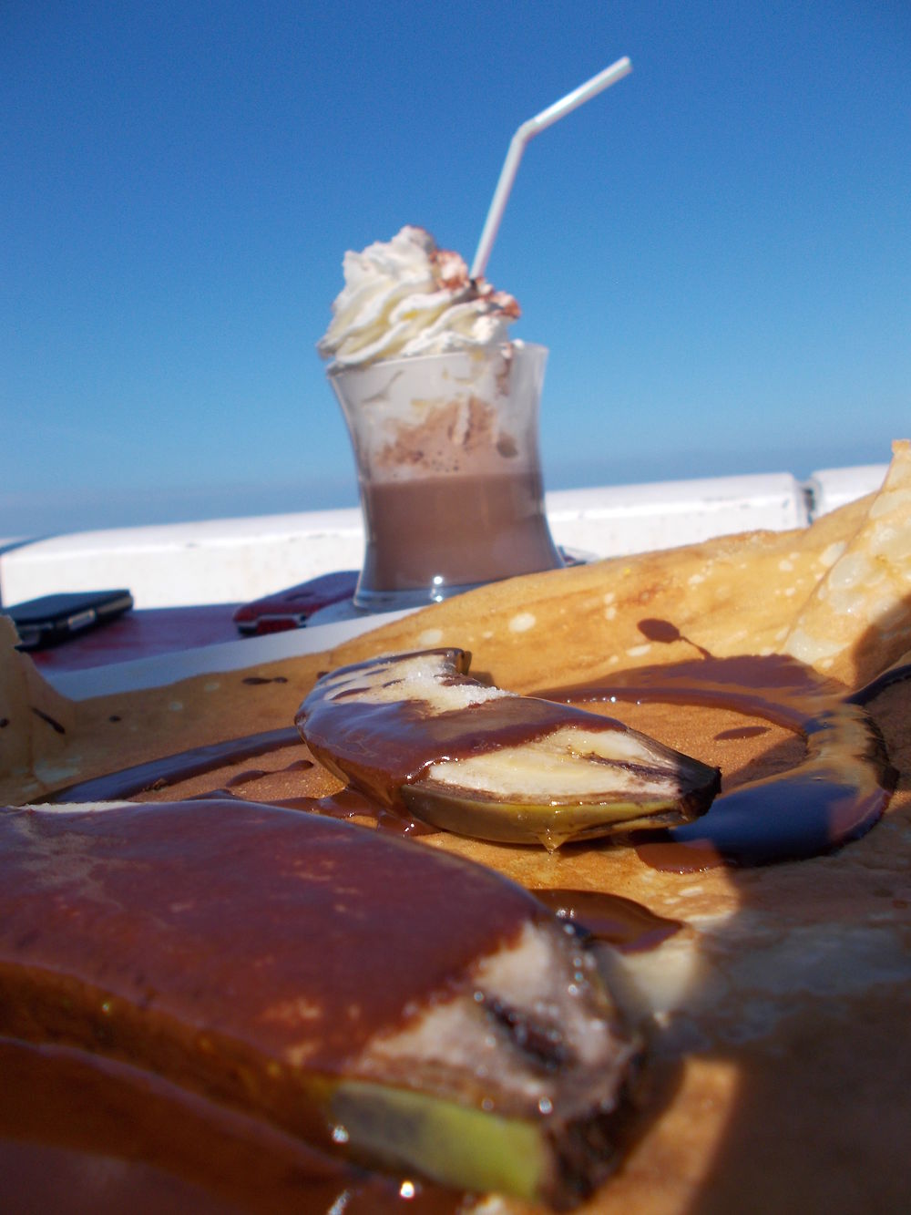 Crêpe banane chocolat aux Rosaires