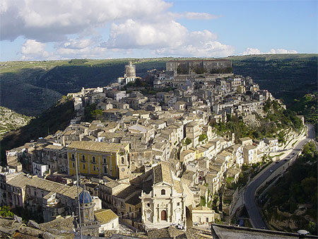 Vue de la ville ancienne de Ragusa Ibla Vue de la ville ancienne de Ragusa Ibla