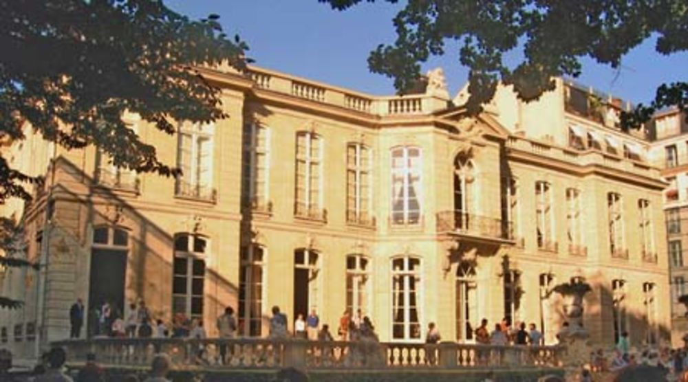 Hôtel matignon, façade côté jardins