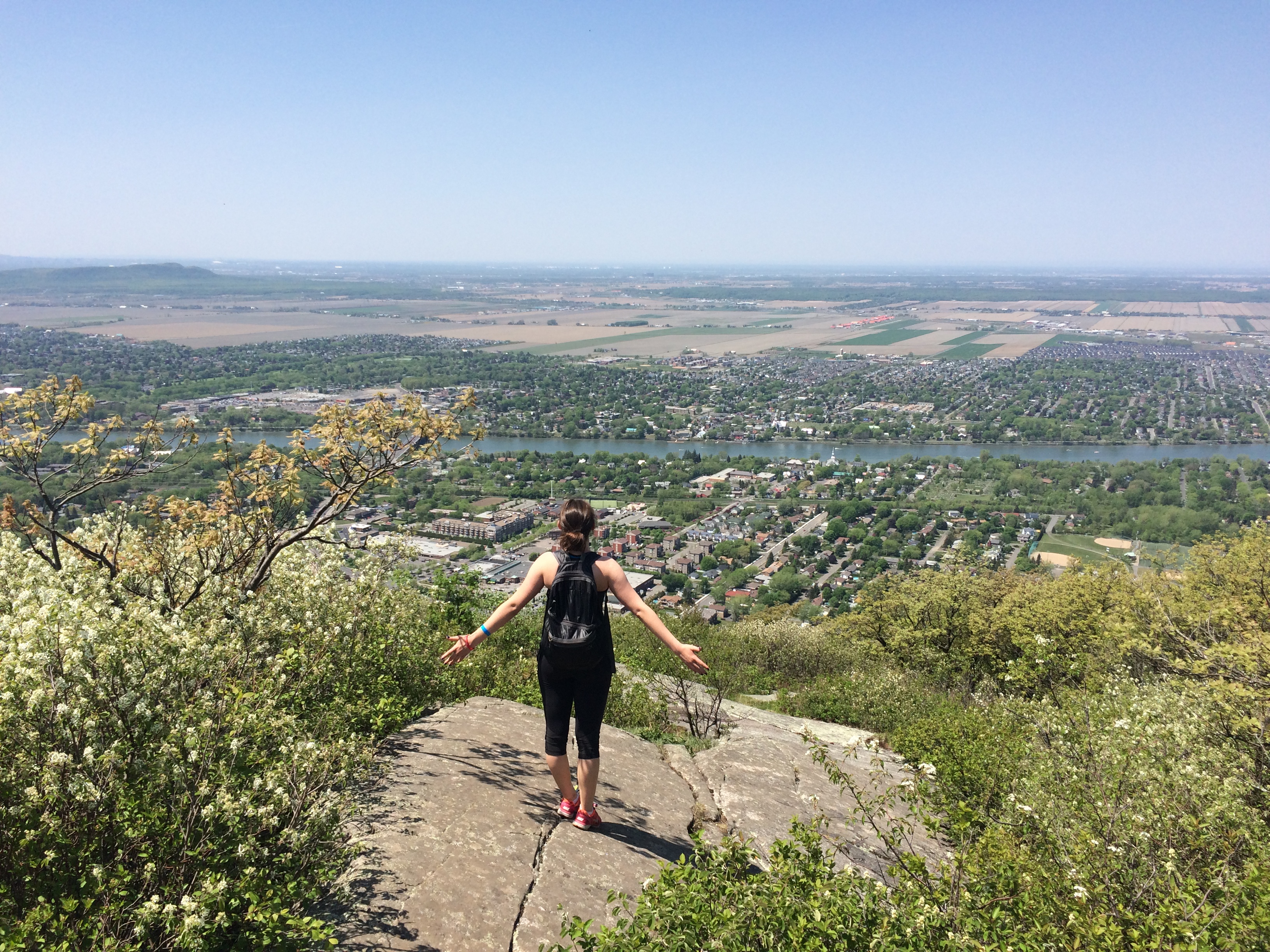 En haut du Mont-St-Hilaire En haut du Mont-St-Hilaire