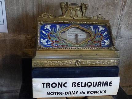 Tronc reliquaire de Notre Dame du Roncier