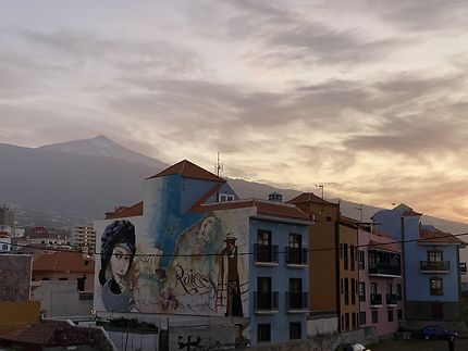 Mont Teide depuis Puerto de la Cruz