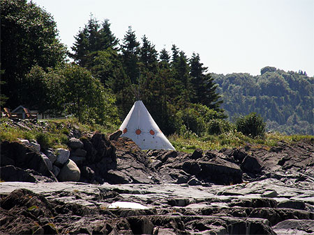La tente du vieil indien La tente du vieil indien