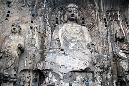 Bouddha grottes de Longmen