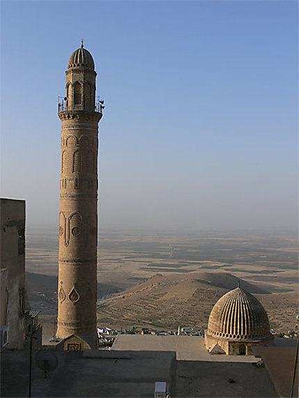 Vue sur la plaine mésopotamienne depuis Mardin