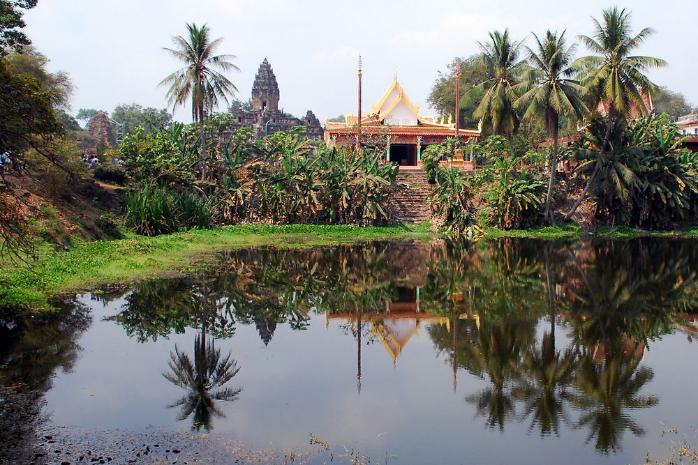 Arrivée sur le Phnom Bakong