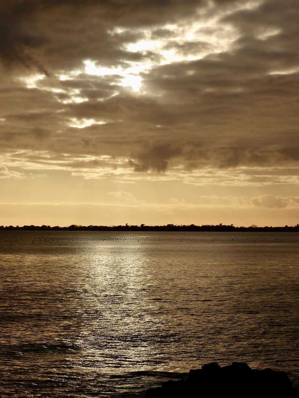 Coucher de soleil tout dire à Ste Marine