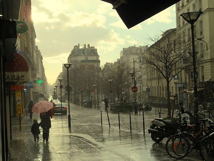 Paris sous la pluie 