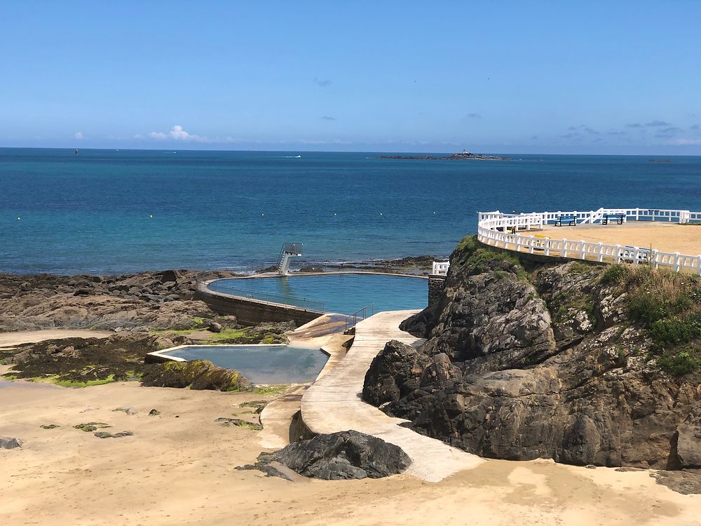 La plage en espaliers