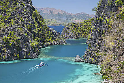 Superbe lagon à Palawan