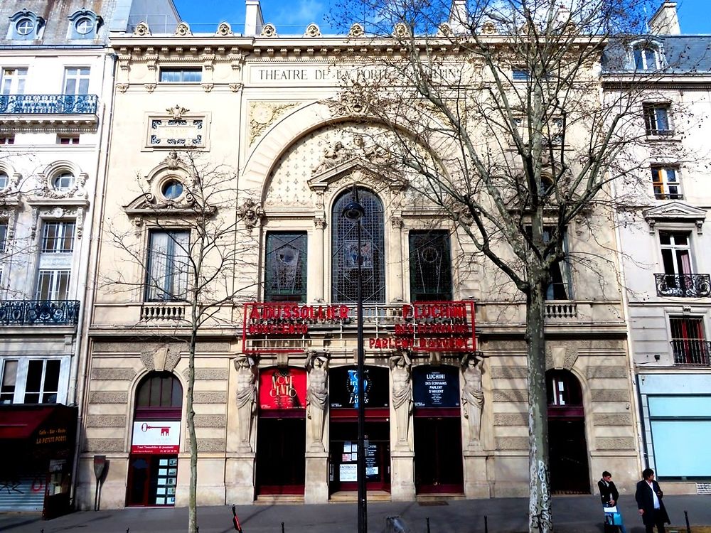 Façade du théâtre de la porte St Martin