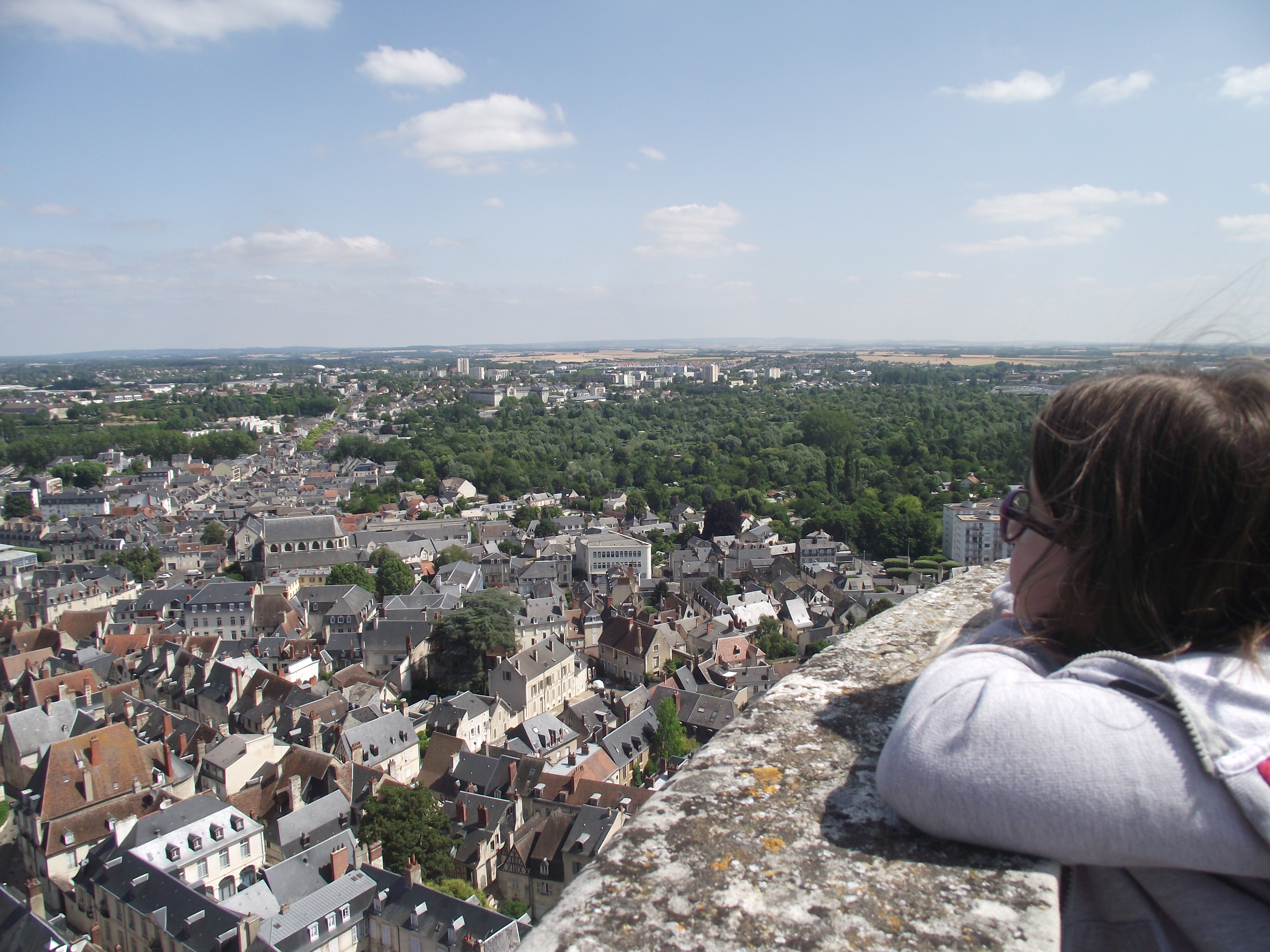 Vue du haut de la tour de la Cathédrale de Bourges Vue du haut de la tour de la Cathédrale de Bourges