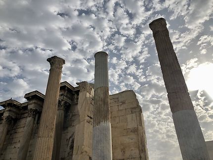 Plaka ruines Athènes 