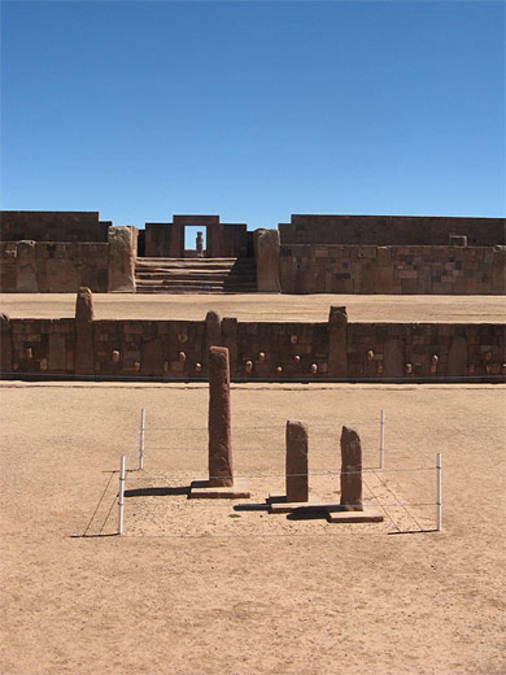 Tiwanaku - Entrée du temple de Kalasasaya