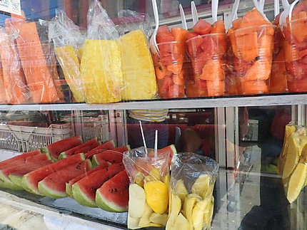 Esteli - Parc central - vente de fruits