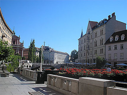 Les quais de Ljubljana