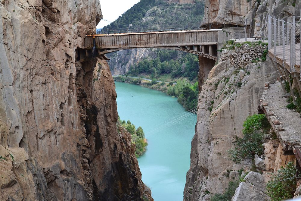 Vue plongeante del Caminito del Rey