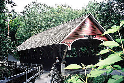 The flume covered bridge