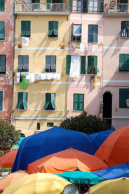 Les parasols de Vernazza