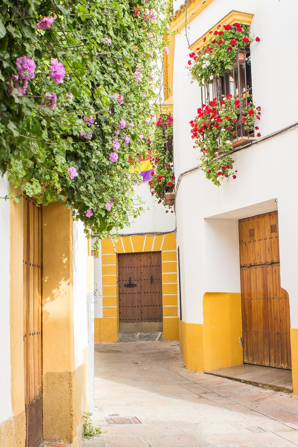 Ruelle colorée à Cordoue