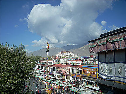 Vue sur le Potala Lhassa