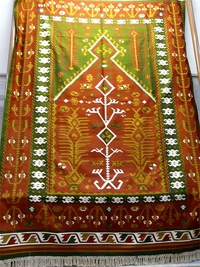 Détails de kilim -Ancien Hamam - Musée du tapis Détails de kilim -Ancien Hamam - Musée du tapis