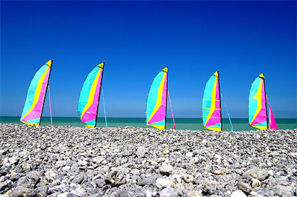 Voiles à Quiberville-sur-mer