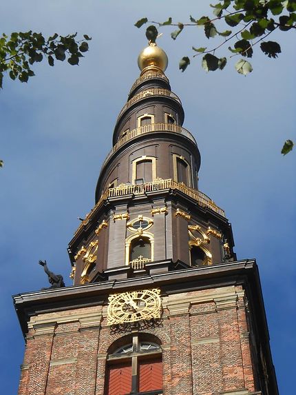 Clocher de la Vor Frelsers Kirke, Copenhague