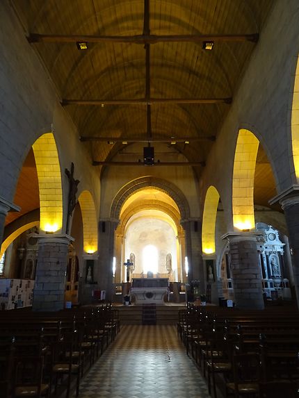 Intérieur de l'église de Noirmoutier-en-l'Île