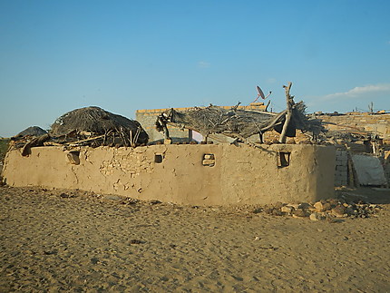 Habitations dans le village de Mangalam