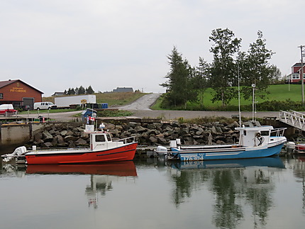 Bâteaux de pêche en Gaspésie