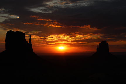 Sunset à Monument Valley